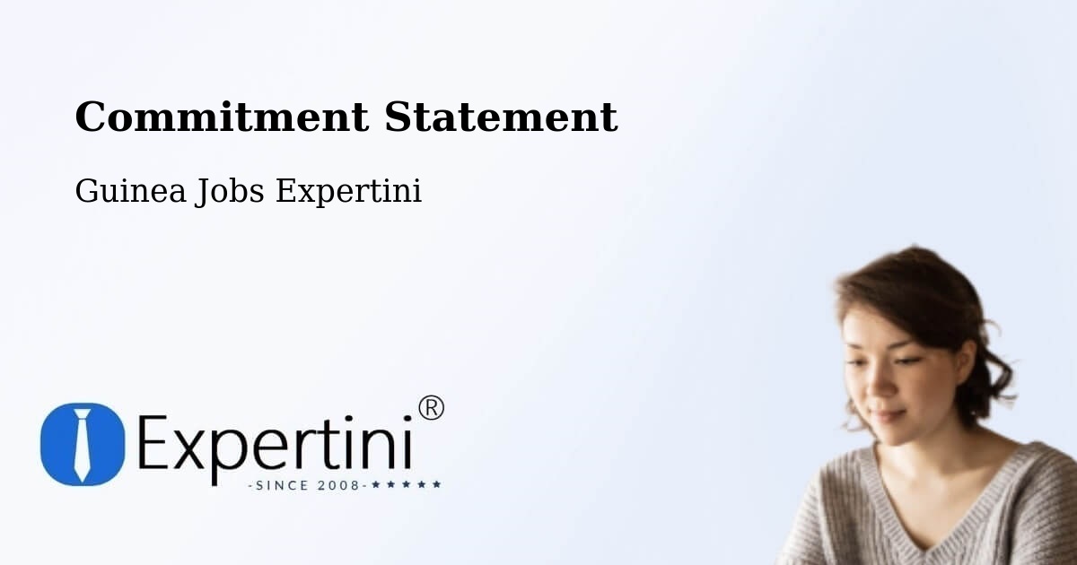 Corporate Commitment – Camayenne - Guinea Jobs Expertini